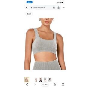 ODODOS XL Seamless Square Neck Sports Bra